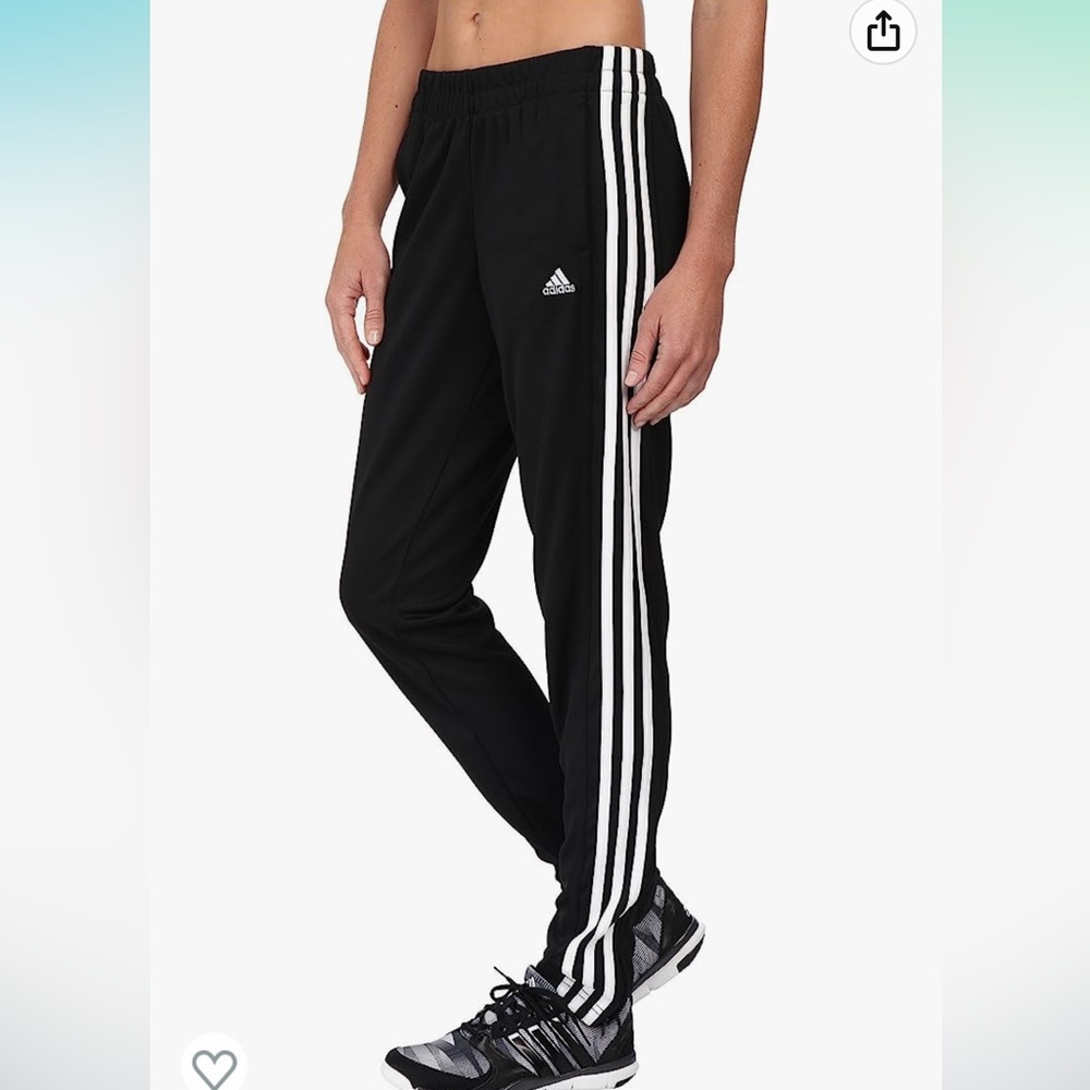 Adidas T10 ankle zipper track pants - L